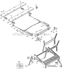 Part Location Diagram of 242995-00 DeWALT Flanged Washer
